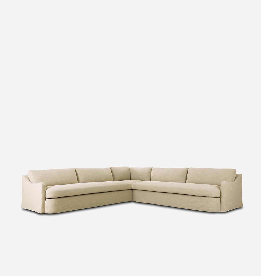Amber Interiors - Aurelia Outdoor 3 Piece Sectional