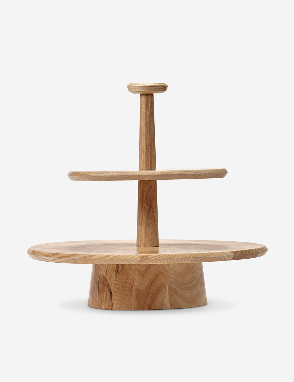 Lulu and Georgia - Dune Ash Wood Cake Stand by Kelly Wearstler x Serax