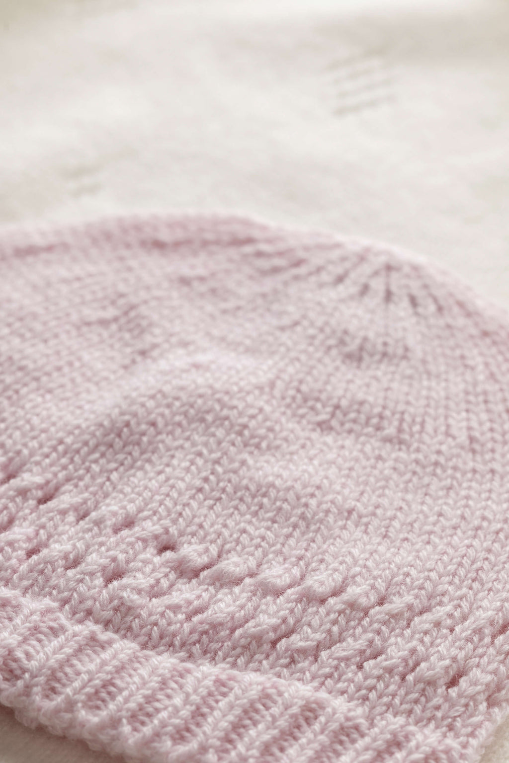 Johnstons of Elgin - Pink Cashmere Baby Beanie