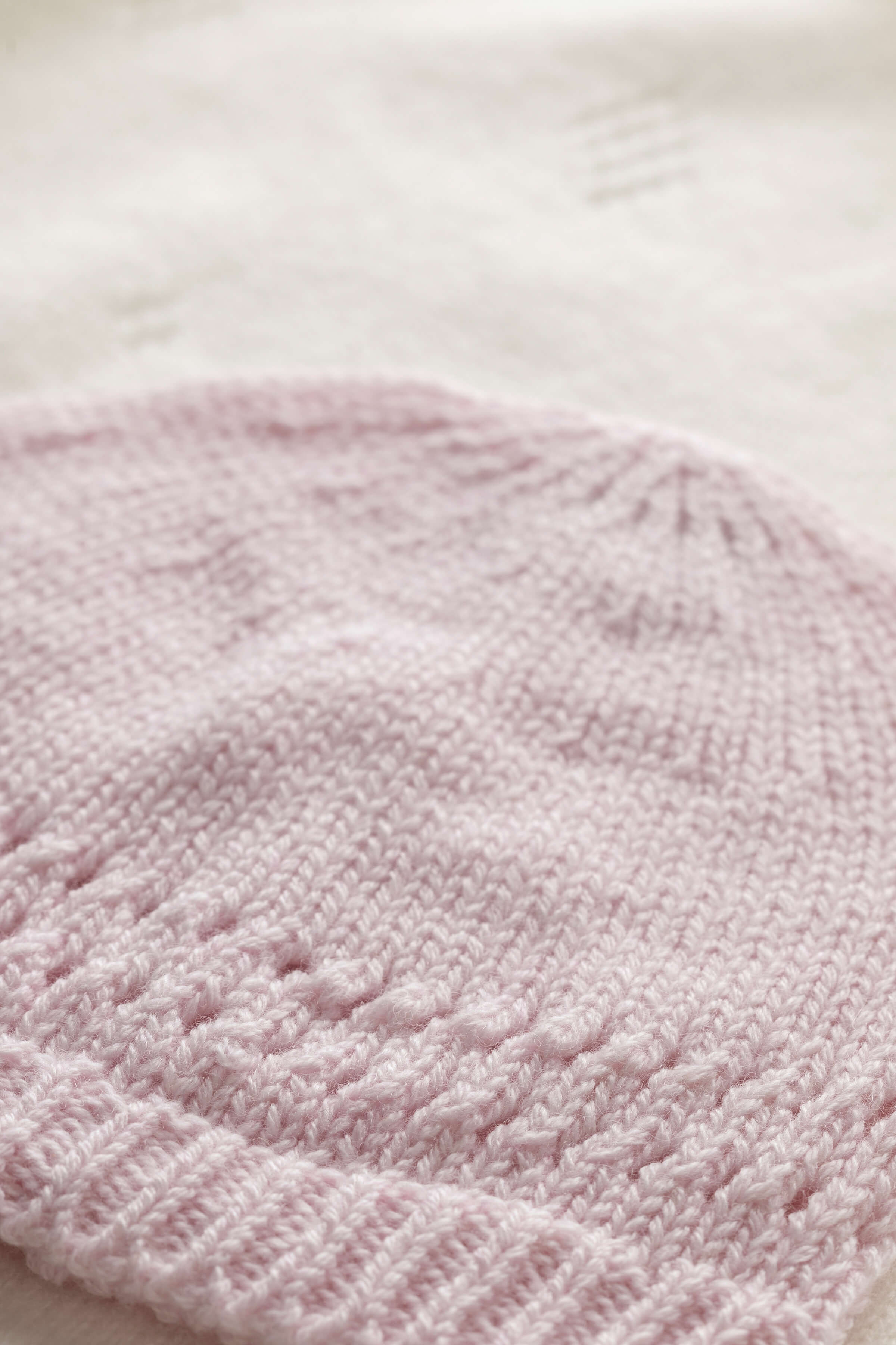 Johnstons of Elgin - Pink Cashmere Baby Beanie