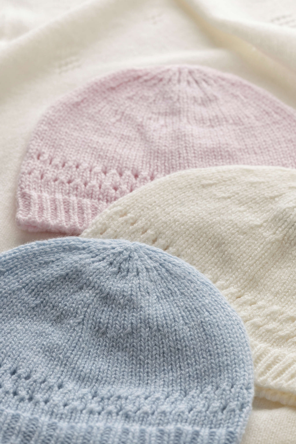 Johnstons of Elgin - Blue Cashmere Baby Beanie