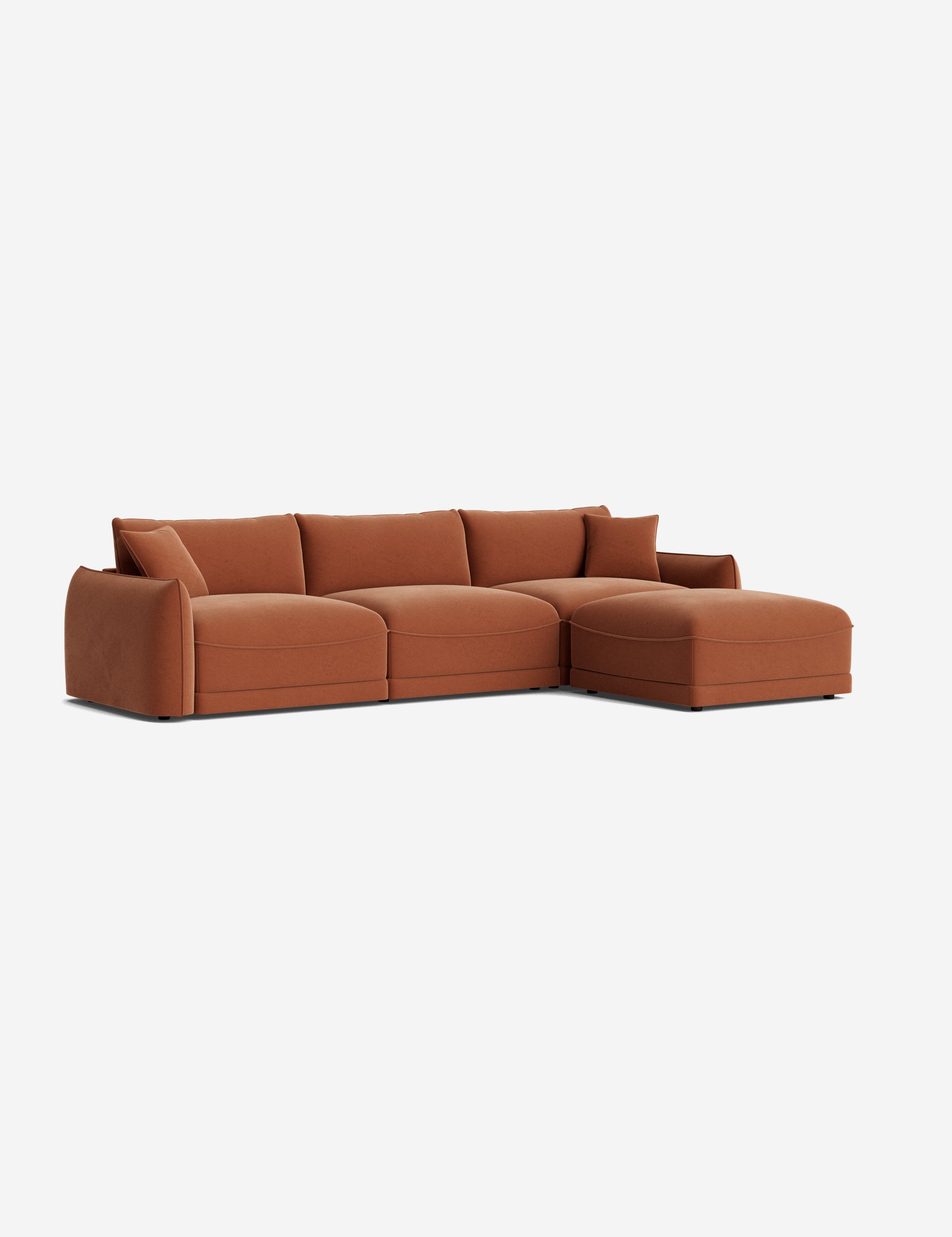 Lulu and Georgia - Balmer Modular Sectional Sofa With Ottoman
