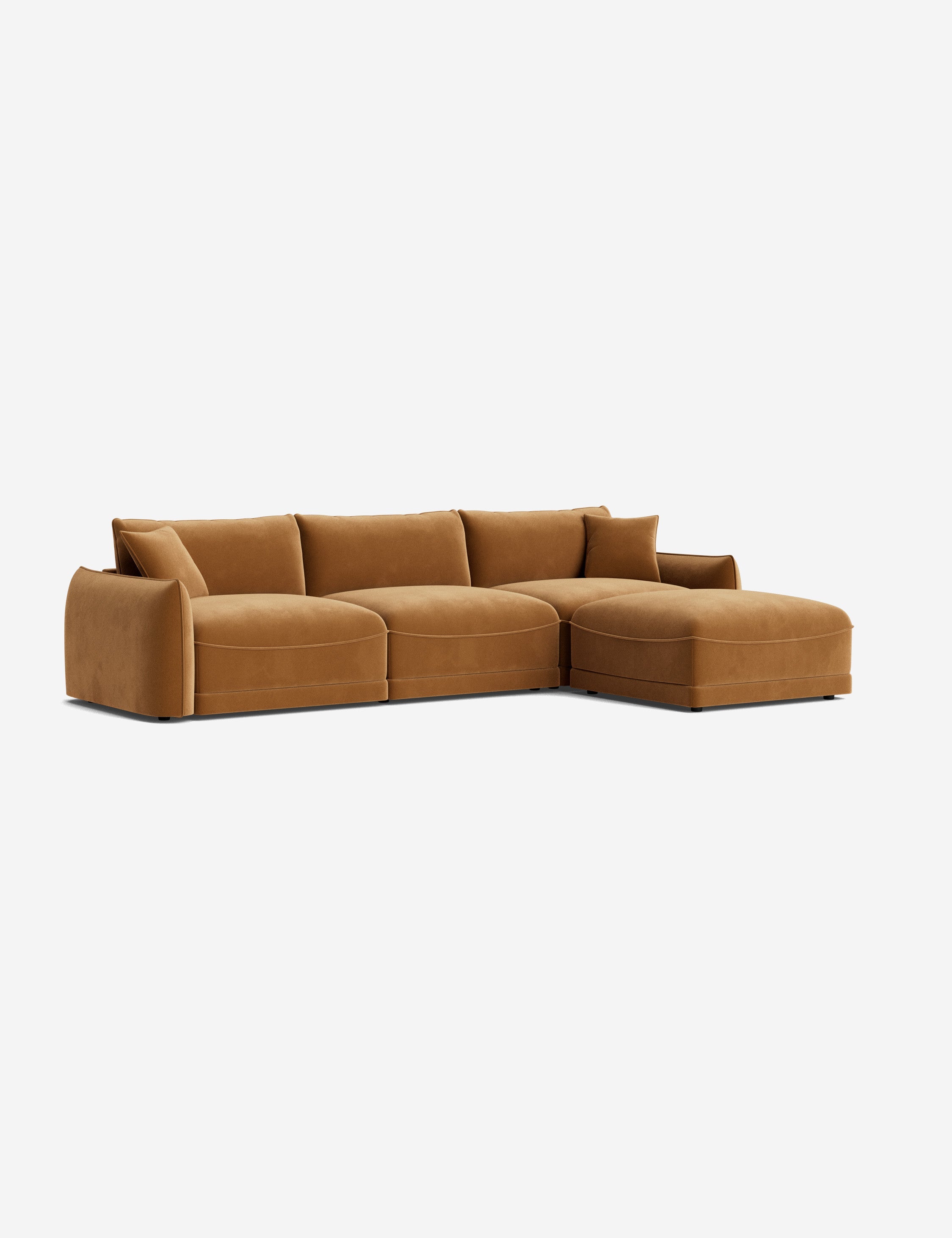 Lulu and Georgia - Balmer Modular Sectional Sofa With Ottoman