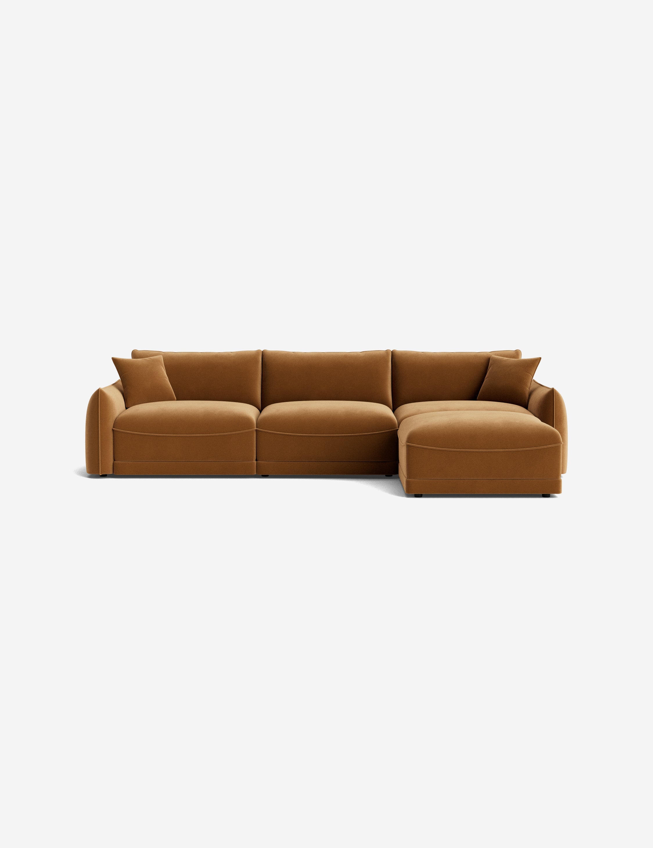 Lulu and Georgia - Balmer Modular Sectional Sofa With Ottoman