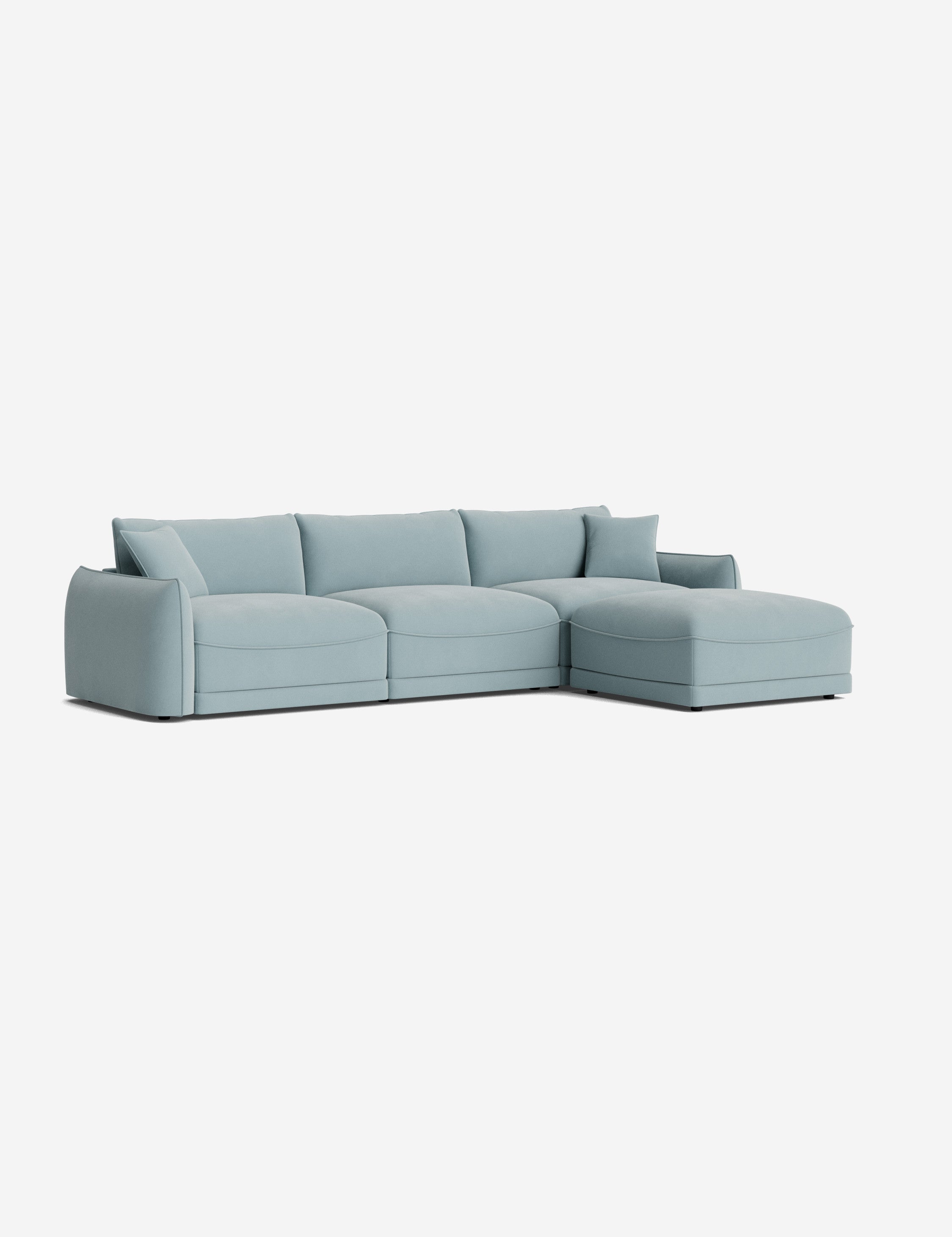 Lulu and Georgia - Balmer Modular Sectional Sofa With Ottoman