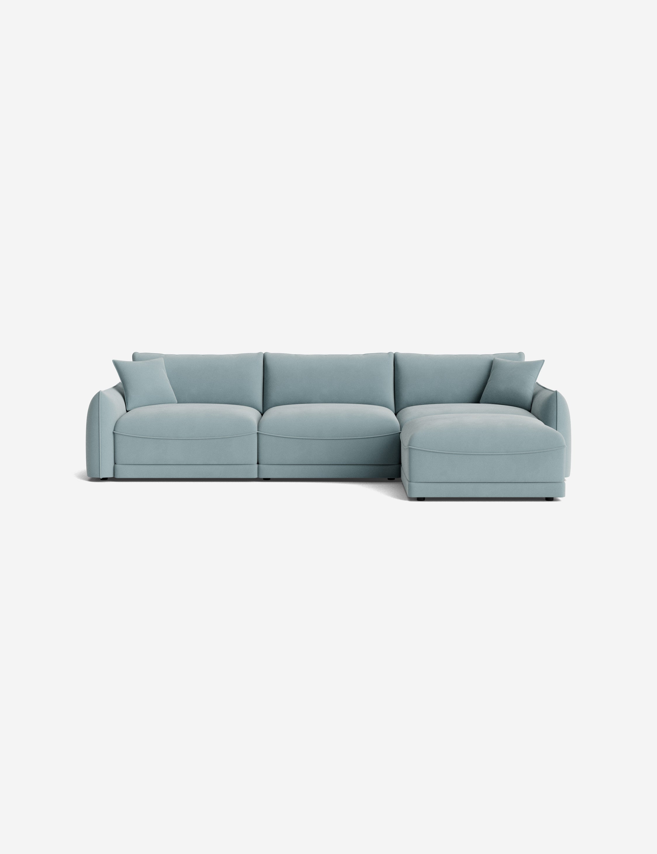 Lulu and Georgia - Balmer Modular Sectional Sofa With Ottoman
