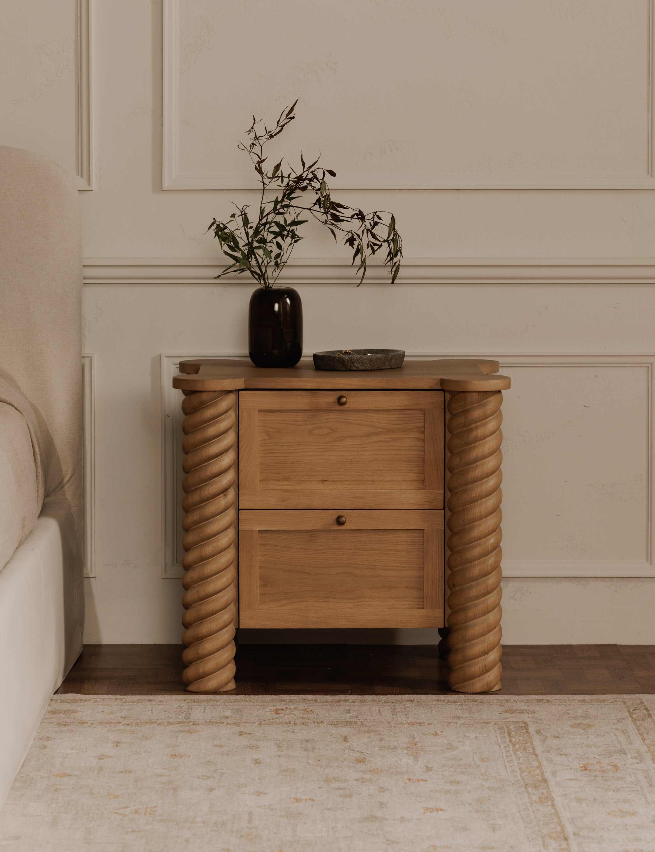 Lulu and Georgia - Treccia Nightstand by Gillian Segal for Moe's