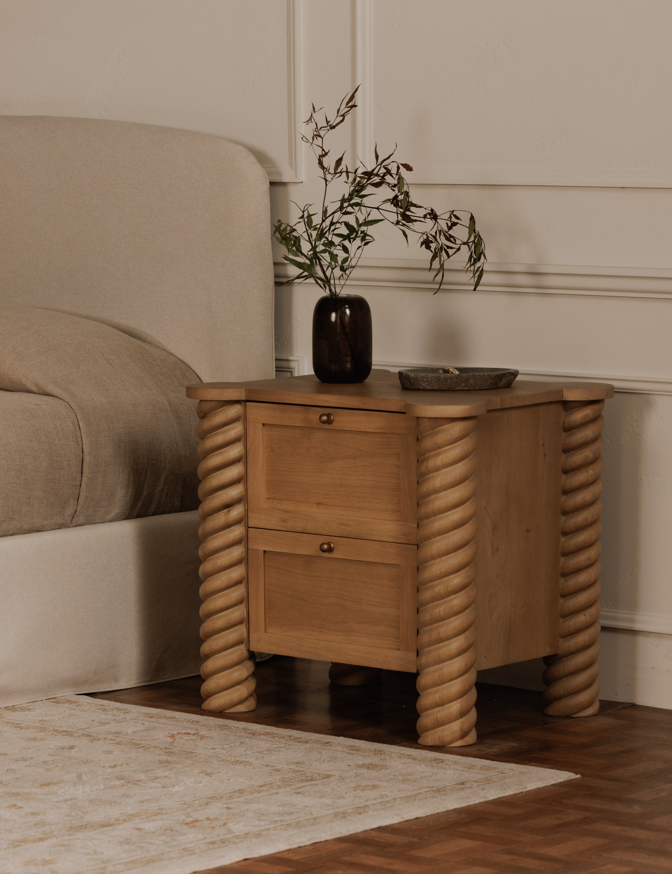 Lulu and Georgia - Treccia Nightstand by Gillian Segal for Moe's