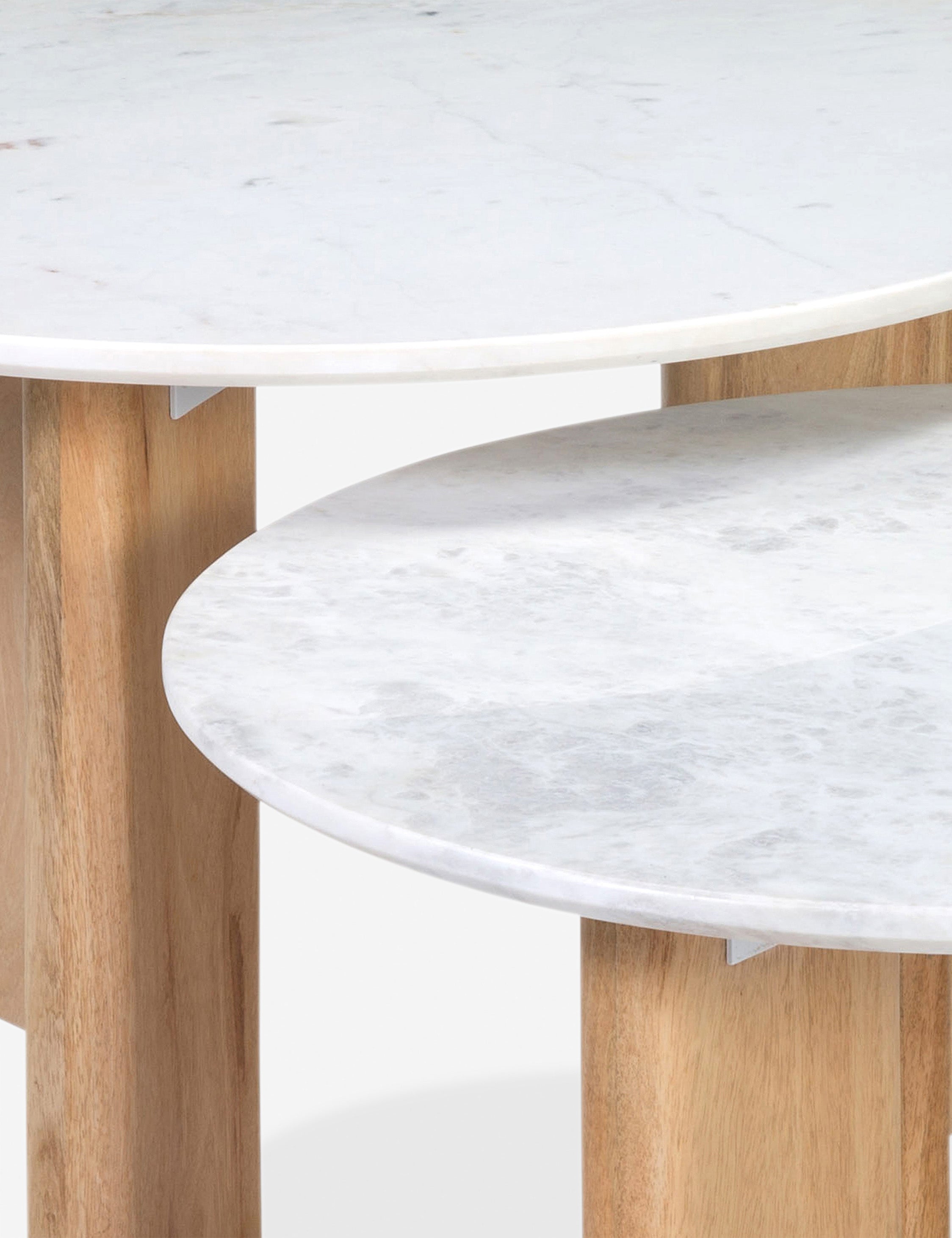 Lulu and Georgia - Josette Round Nesting Coffee Table (Set of 2)