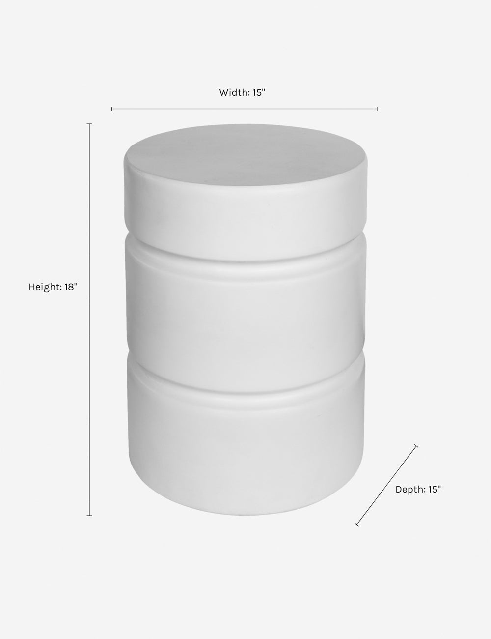 Lulu and Georgia - Marke Indoor / Outdoor Round Side Table
