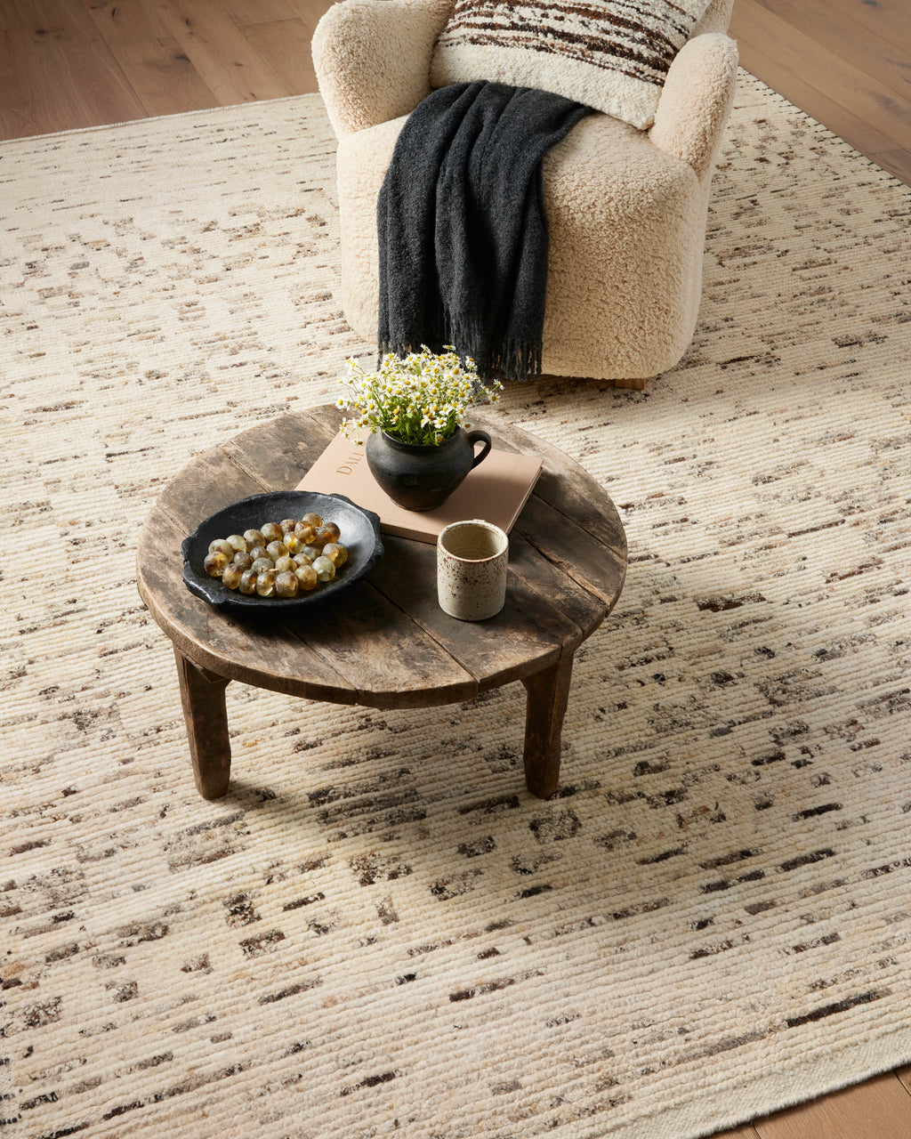 Amber Interiors - Briyana BRI - 01 Natural / Granite Area Rug