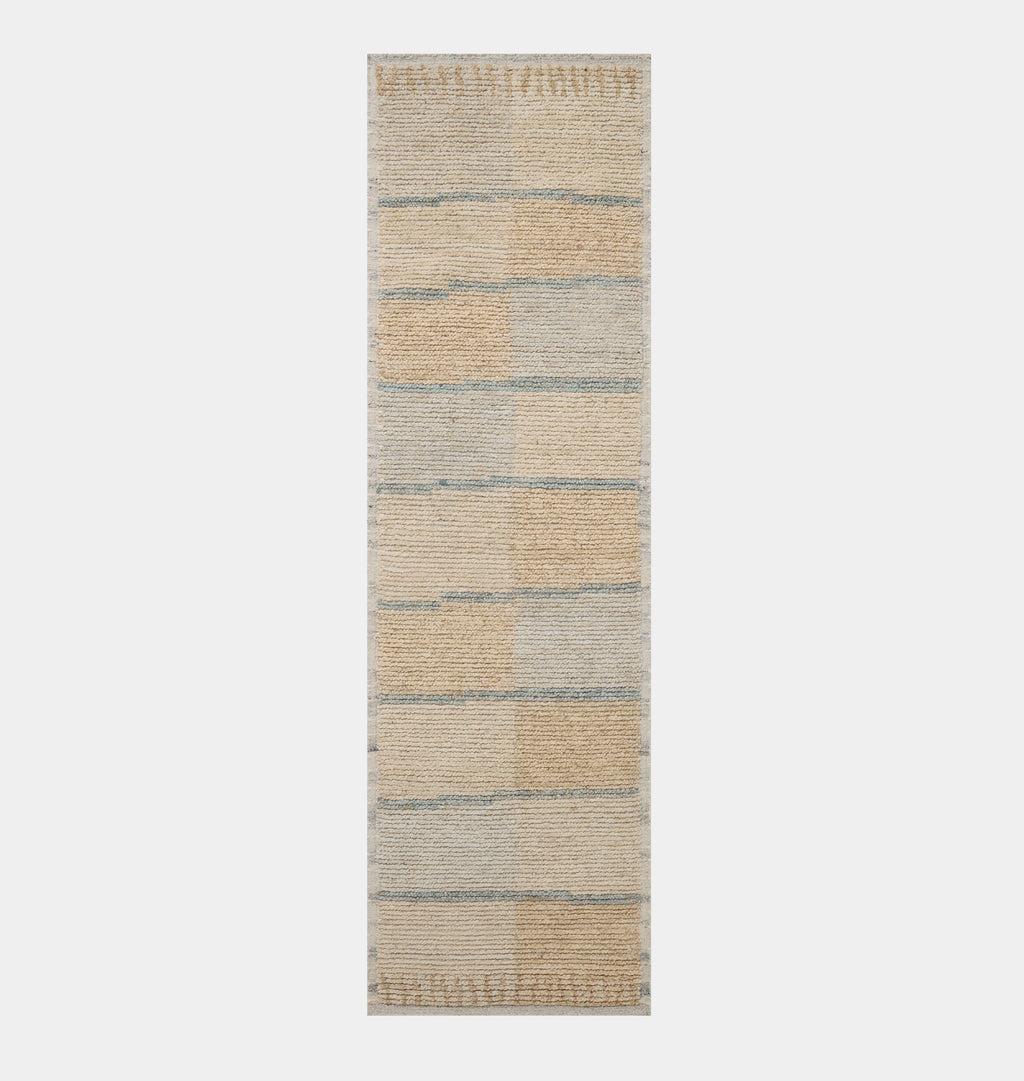 Amber Interiors - Briyana BRI - 02 Sky / Wheat Area Rug