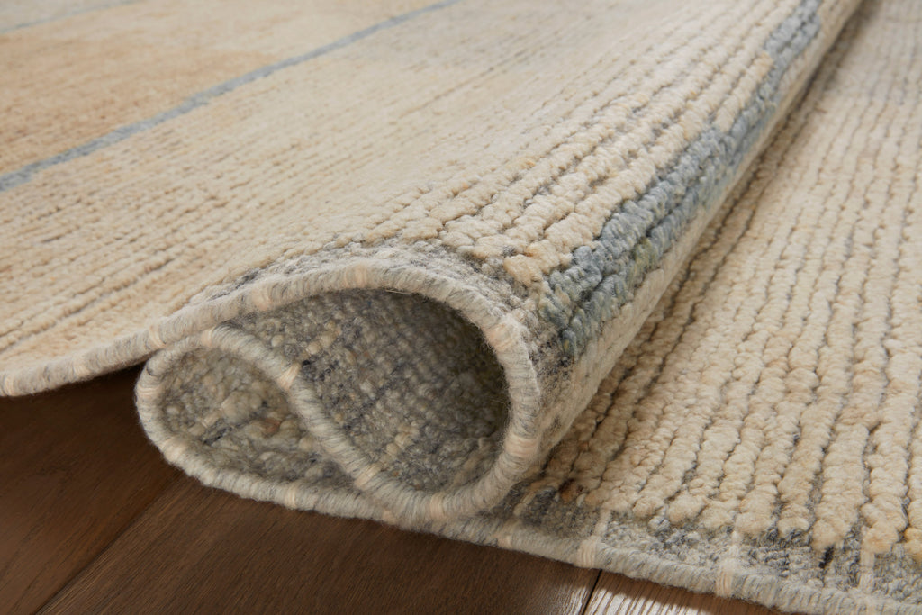 Amber Interiors - Briyana BRI - 02 Sky / Wheat Area Rug