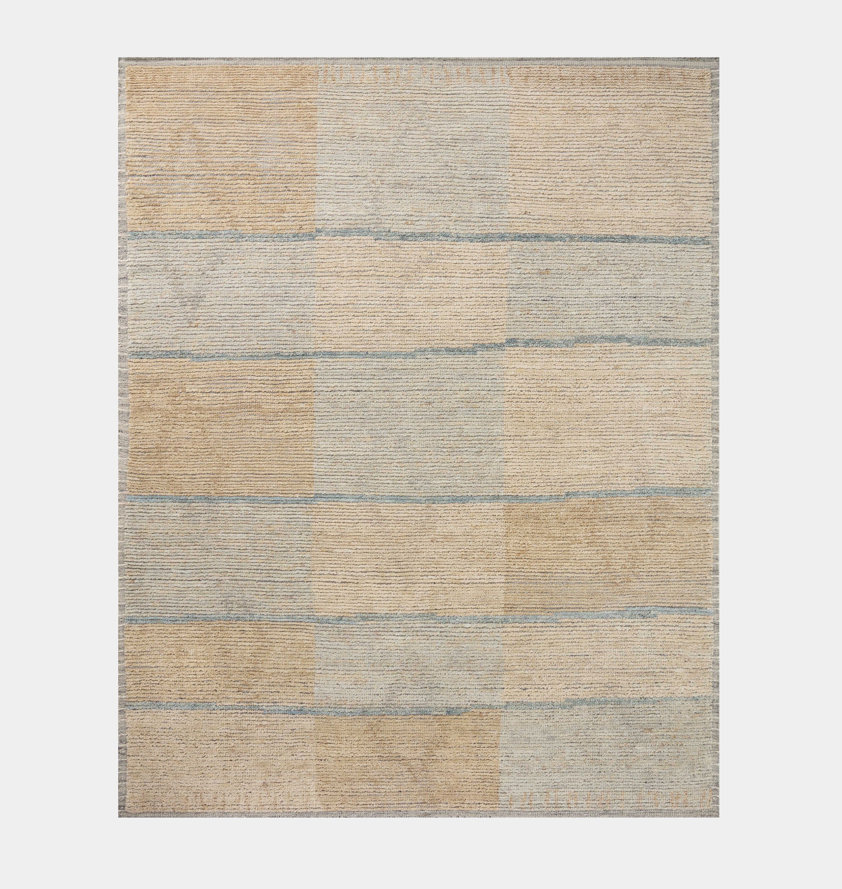 Amber Interiors - Briyana BRI - 02 Sky / Wheat Area Rug