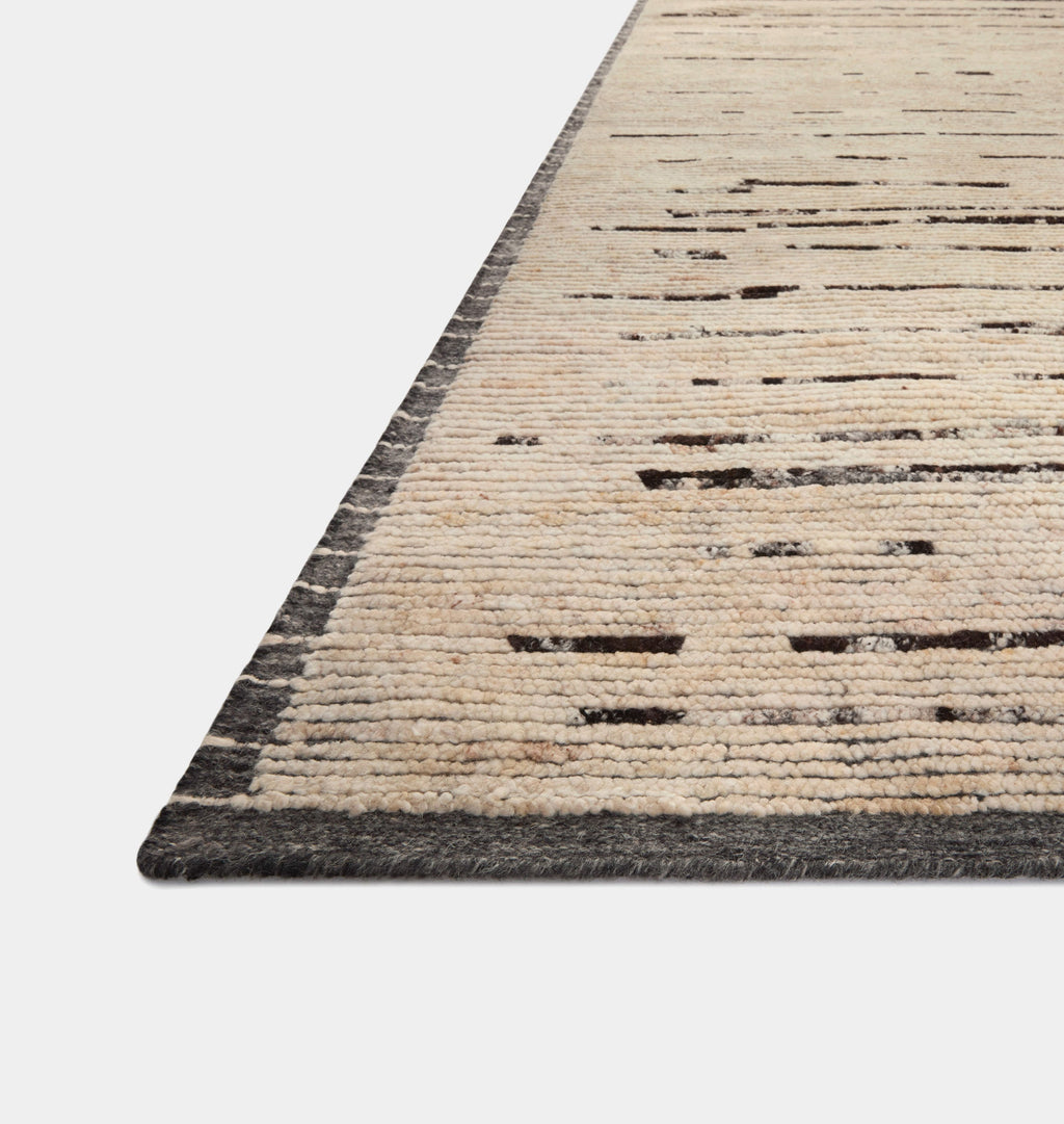 Amber Interiors - Briyana BRI - 04 Natural / Black Area Rug