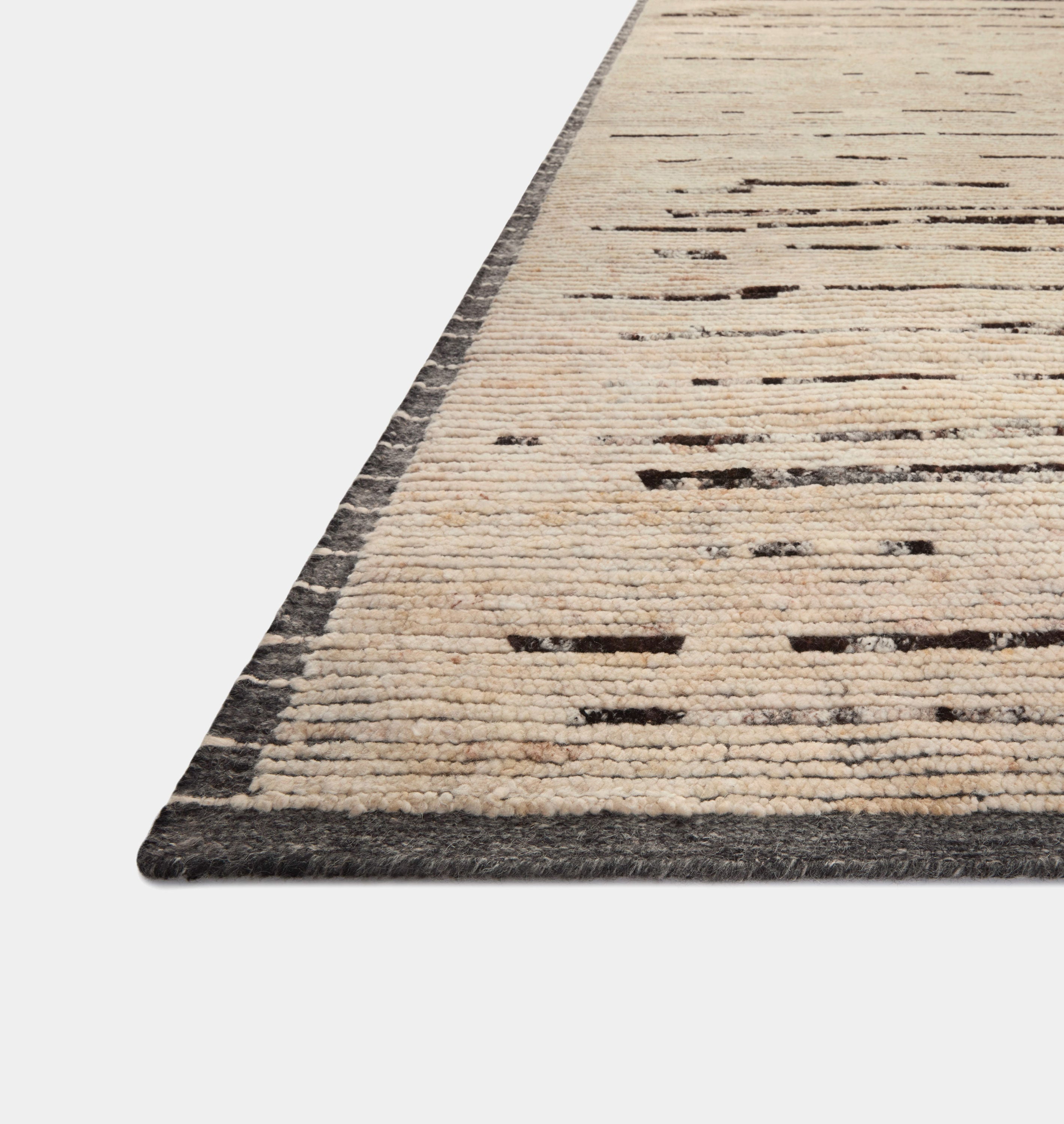Amber Interiors - Briyana BRI - 04 Natural / Black Area Rug