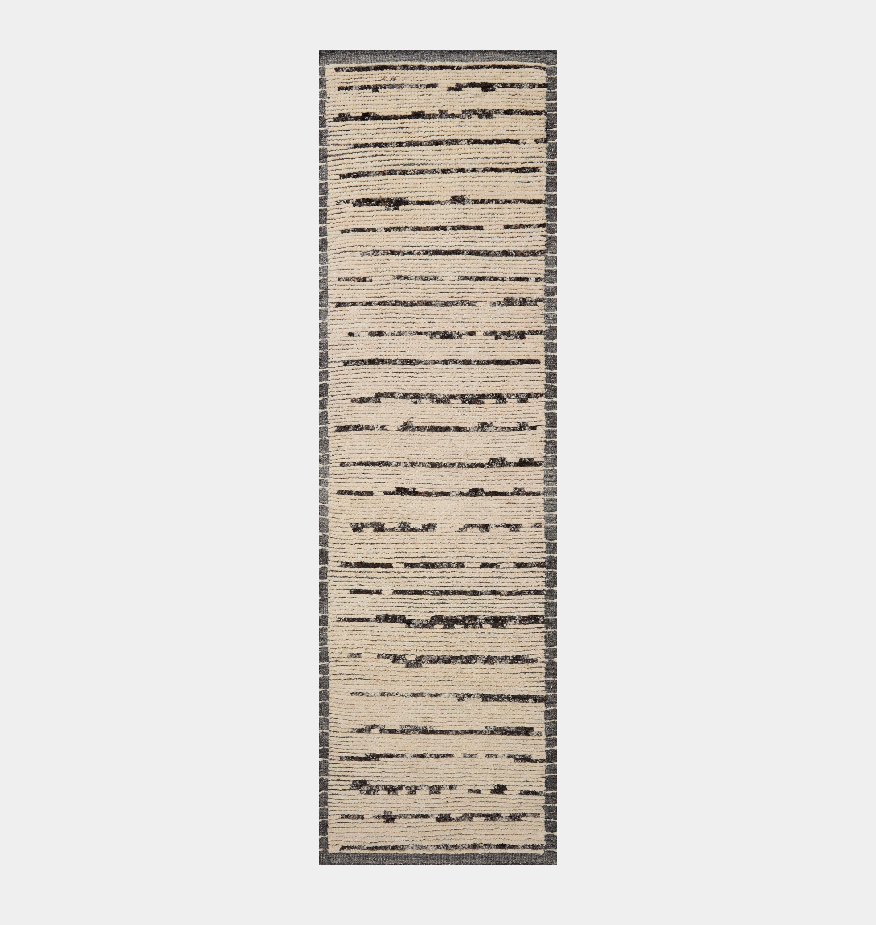 Amber Interiors - Briyana BRI - 04 Natural / Black Area Rug