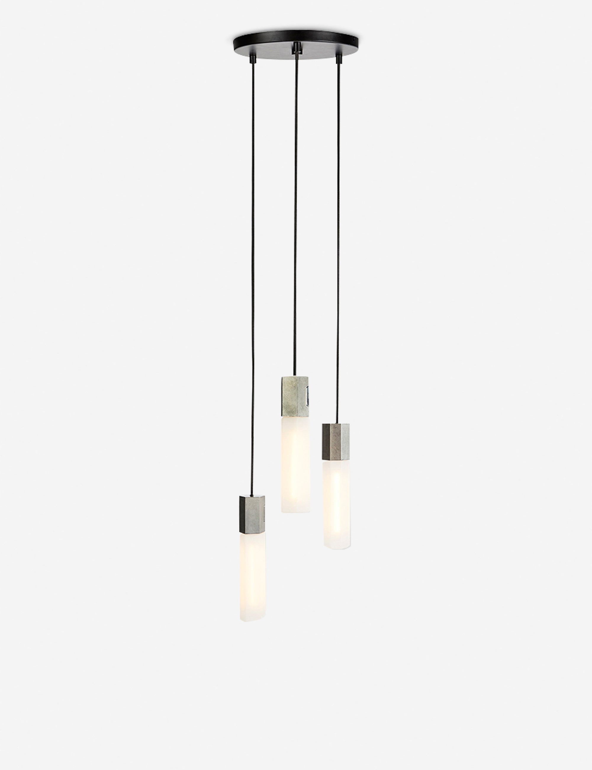 Lulu and Georgia - Tala Basalt 3 - Light Pendant Light