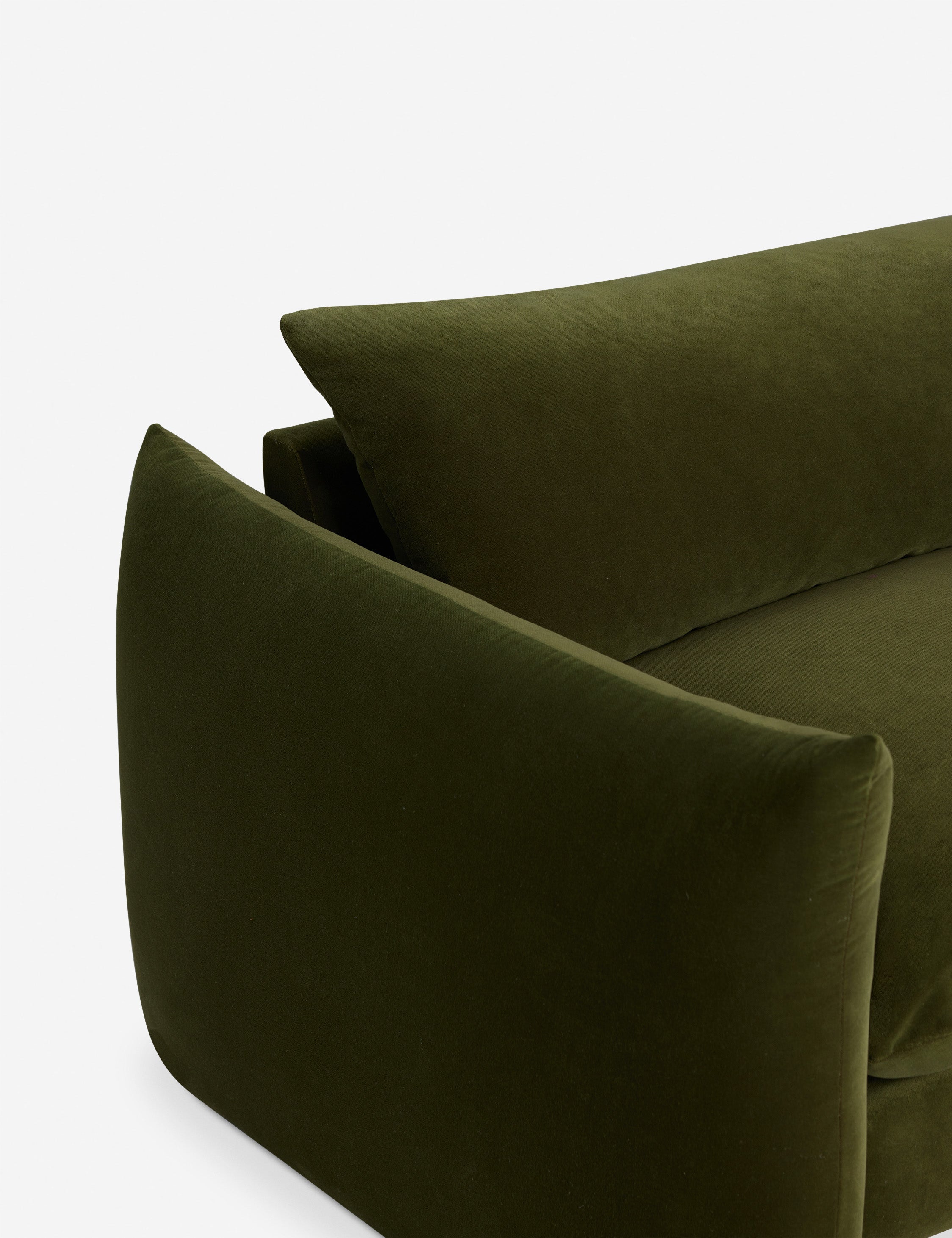 Lulu and Georgia - Banks Sofa, Loden Velvet