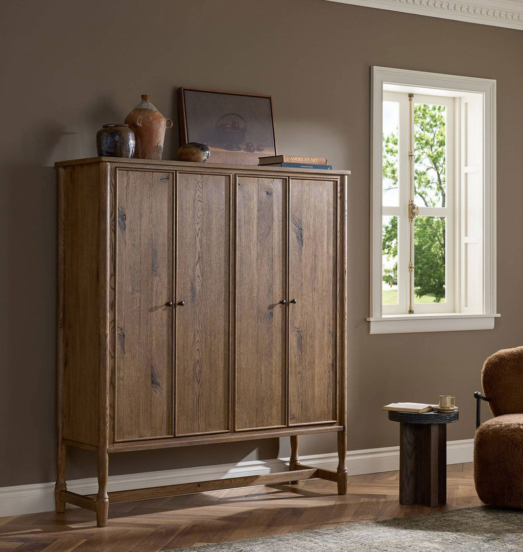 Amber Interiors - Bari Wide Cabinet