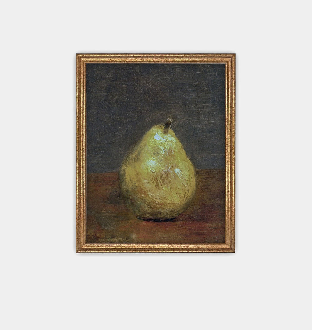 Amber Interiors - Bartlett Pear Framed Print