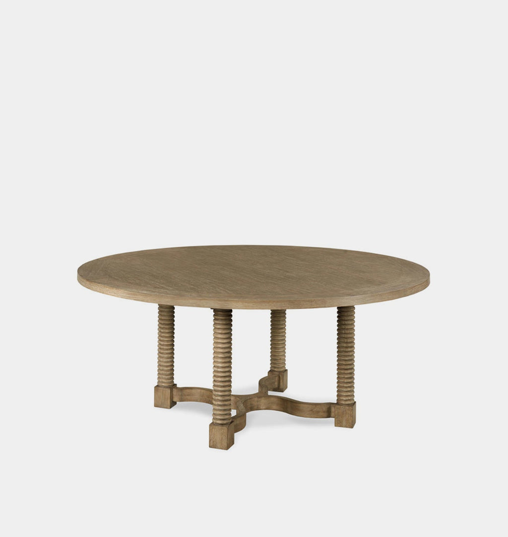 Amber Interiors - Barrett Round Dining Table