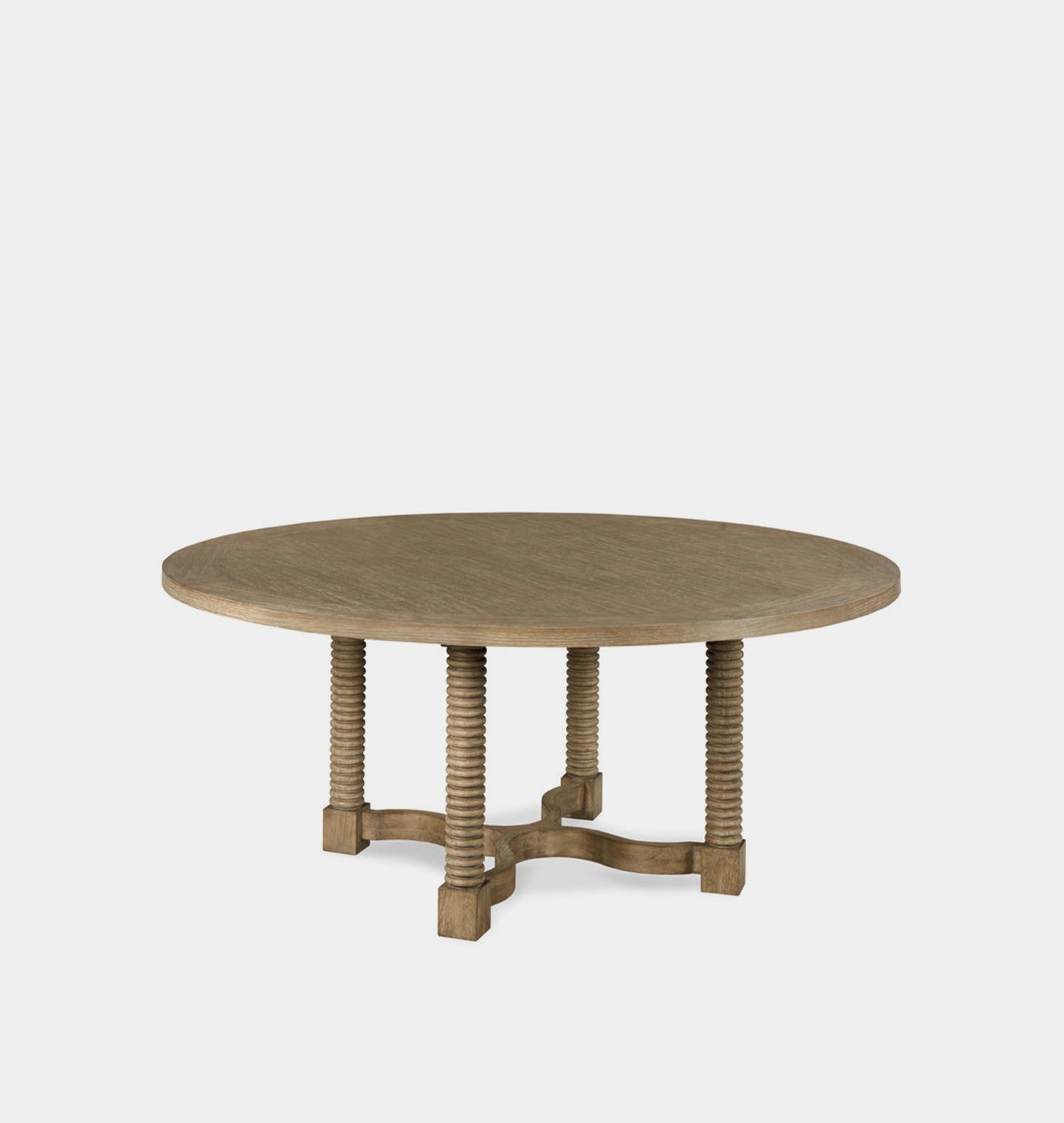 Amber Interiors - Barrett Round Dining Table