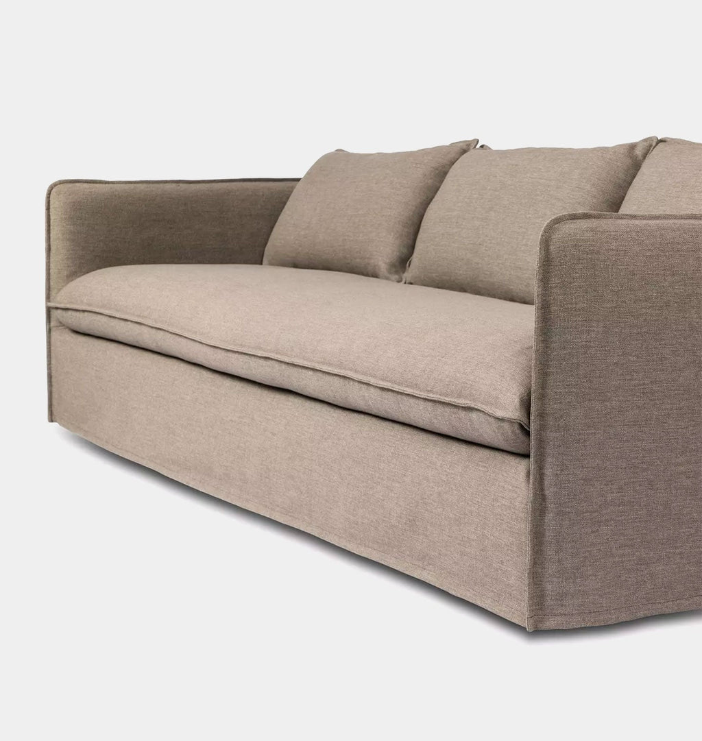 Amber Interiors - Basel Slipcovered Outdoor Sofa