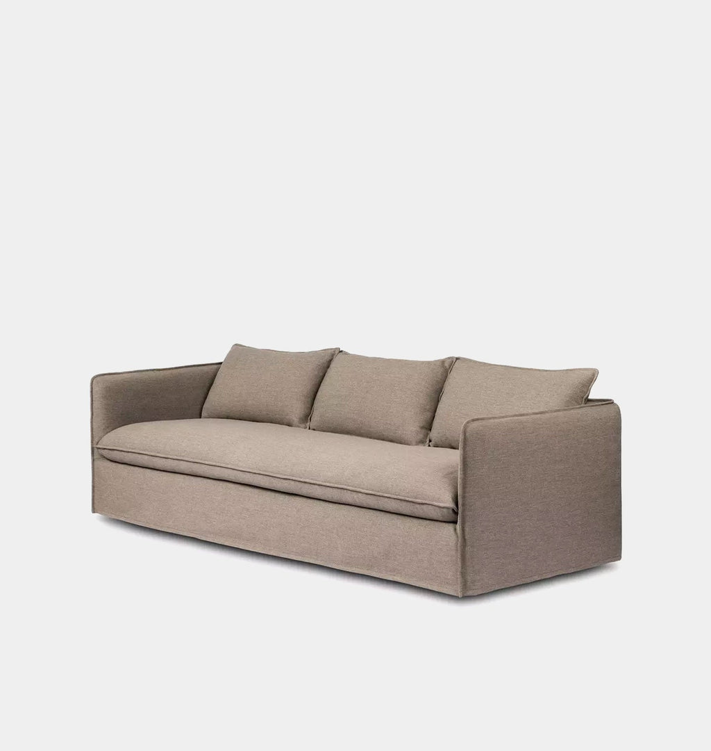 Amber Interiors - Basel Slipcovered Outdoor Sofa