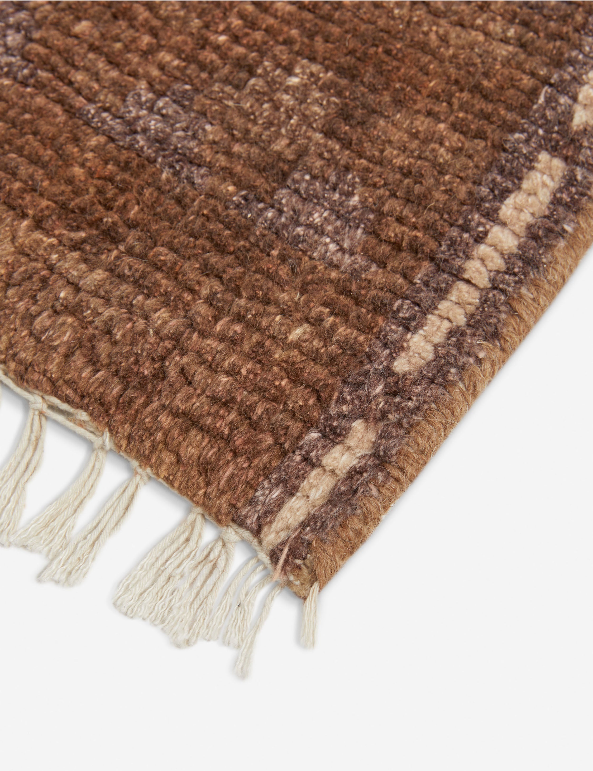 Lulu and Georgia - Baz Hand-Knotted Wool Rug Swatch, 18" x 18"