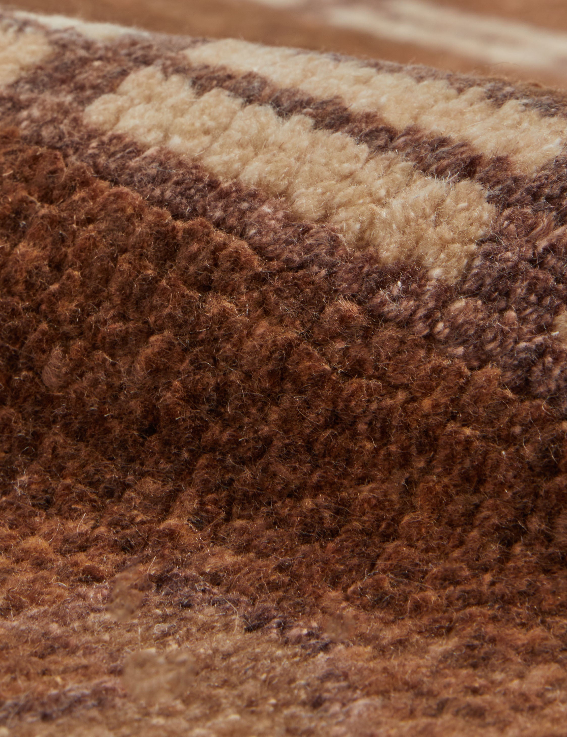 Lulu and Georgia - Baz Hand-Knotted Wool Rug Swatch, 18" x 18"