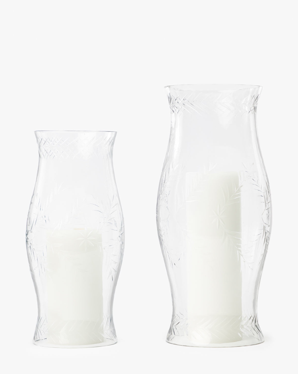 McGee & Co - Beauchamp Cut Glass Hurricane
