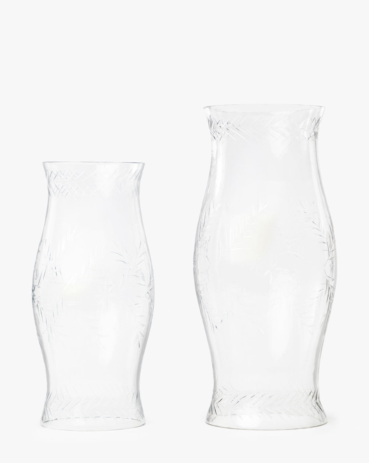 McGee & Co - Beauchamp Cut Glass Hurricane