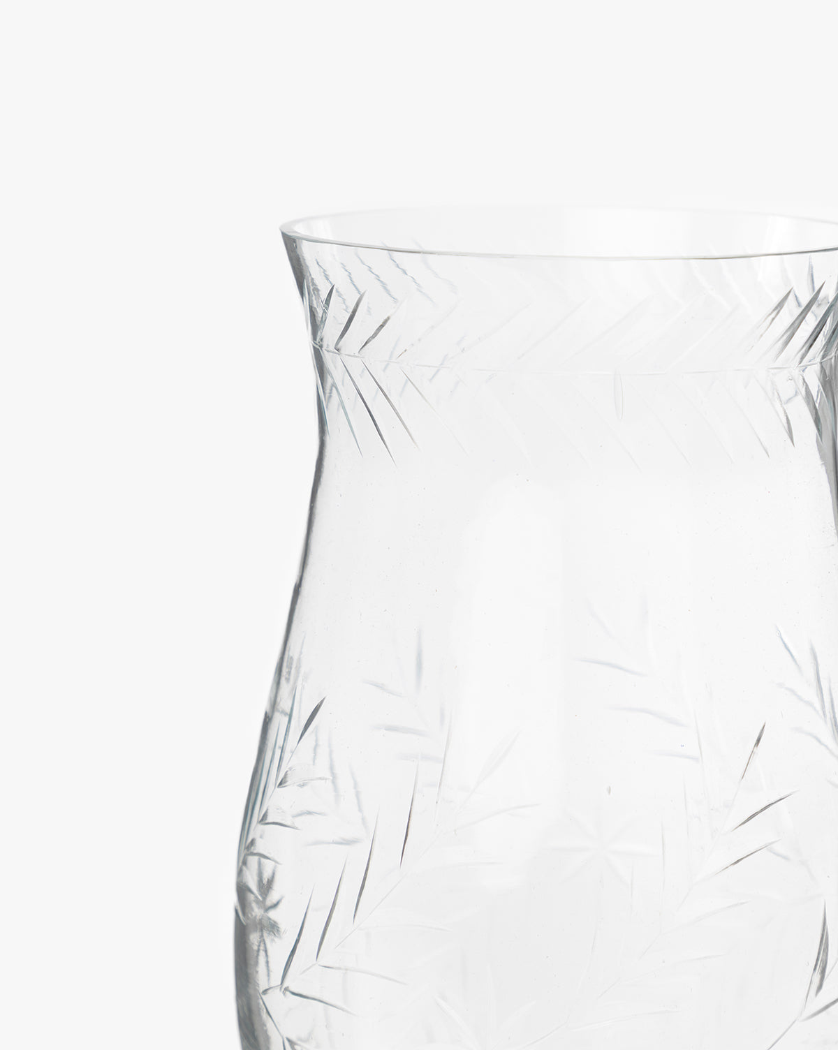 McGee & Co - Beauchamp Cut Glass Hurricane