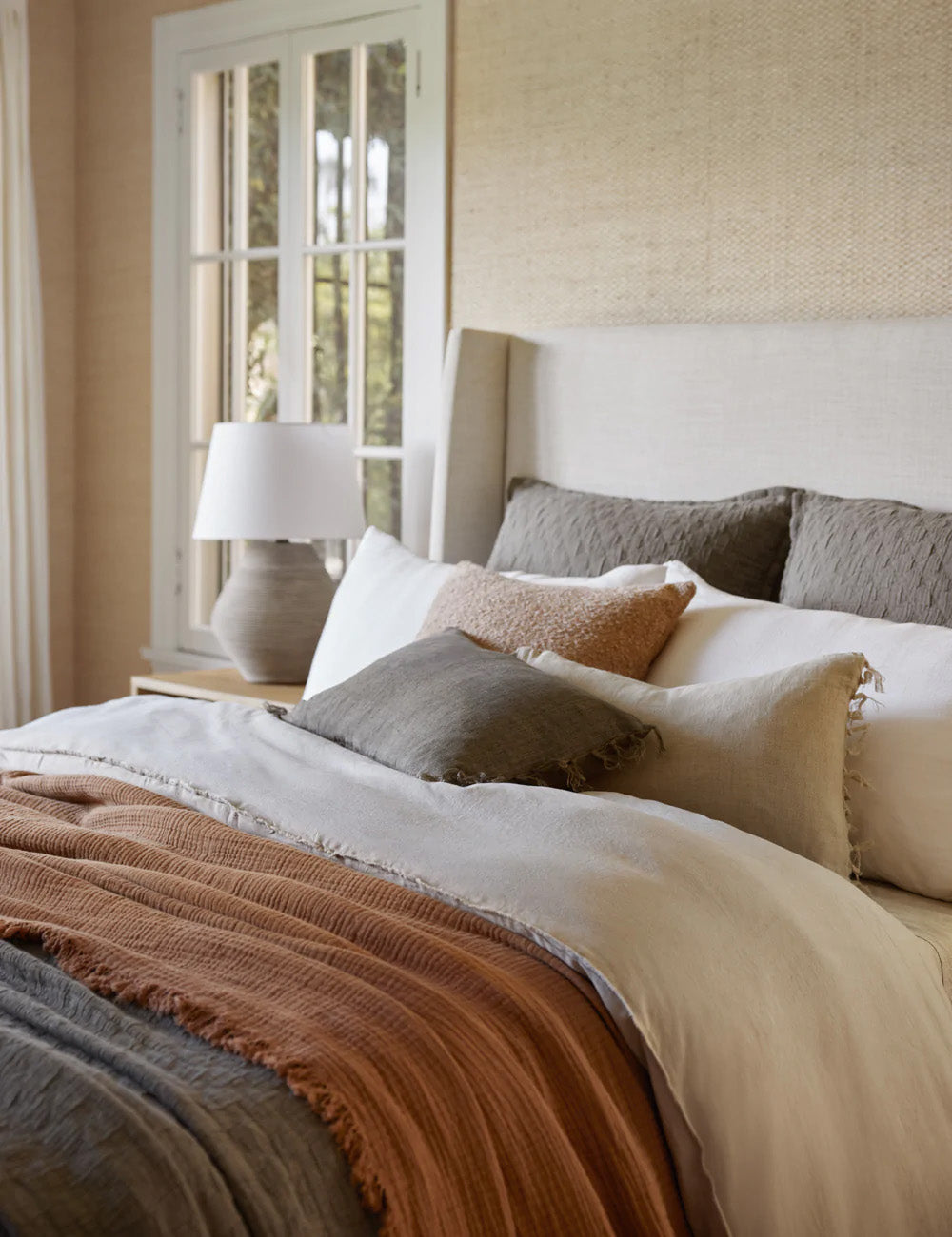 Lulu and Georgia - Roy Linen Pillow