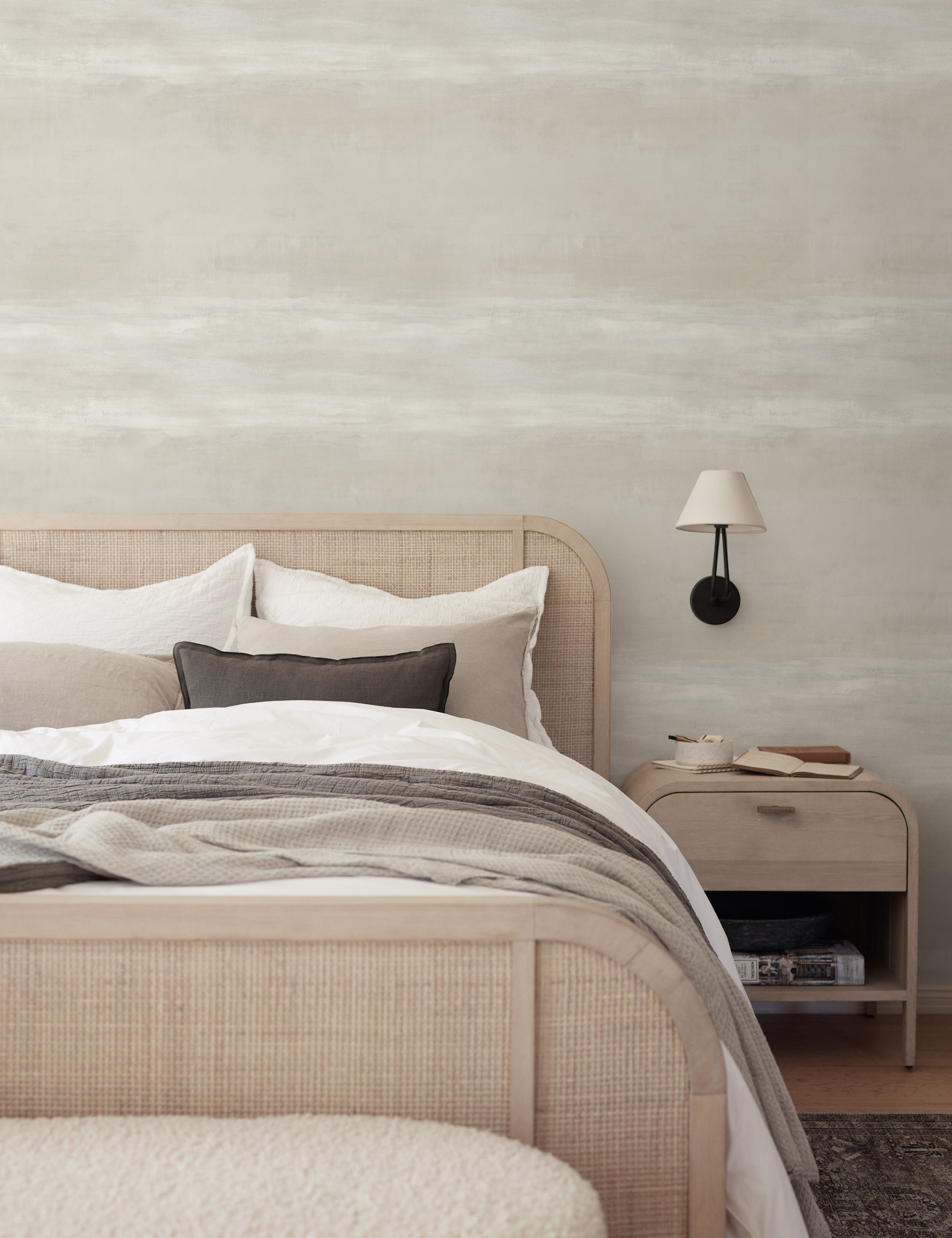 Lulu and Georgia - Serene Reflection Wallpaper by Carol Benson