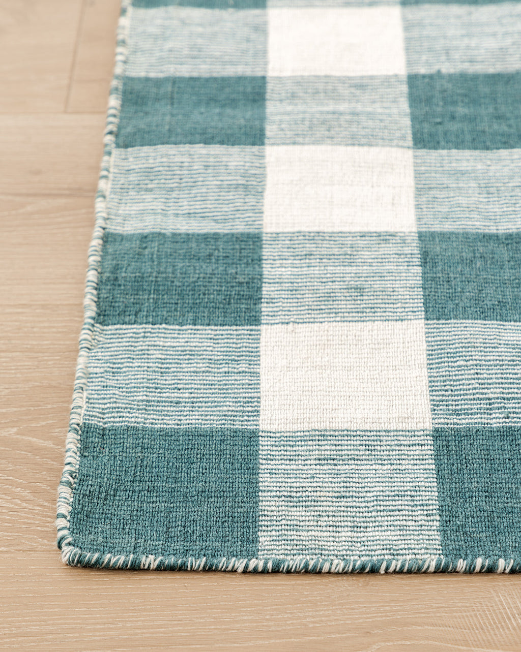 McGee & Co - Belleville Blue Handwoven Indoor/Outdoor Rug