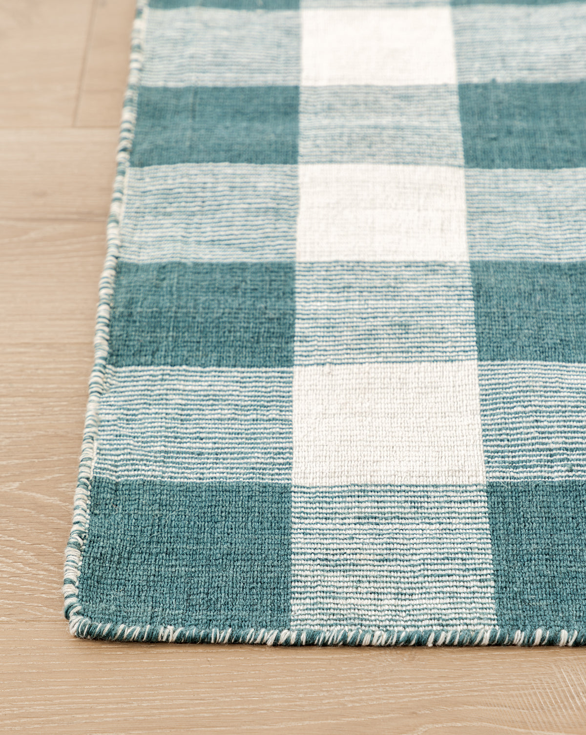 McGee & Co - Belleville Blue Handwoven Indoor/Outdoor Rug
