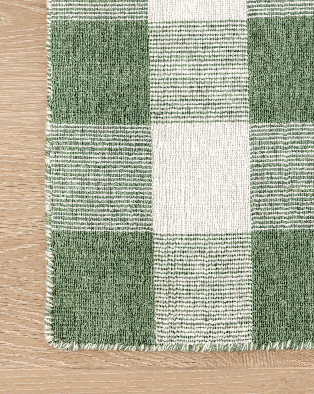 McGee & Co - Belleville Green Handwoven Indoor/Outdoor Rug