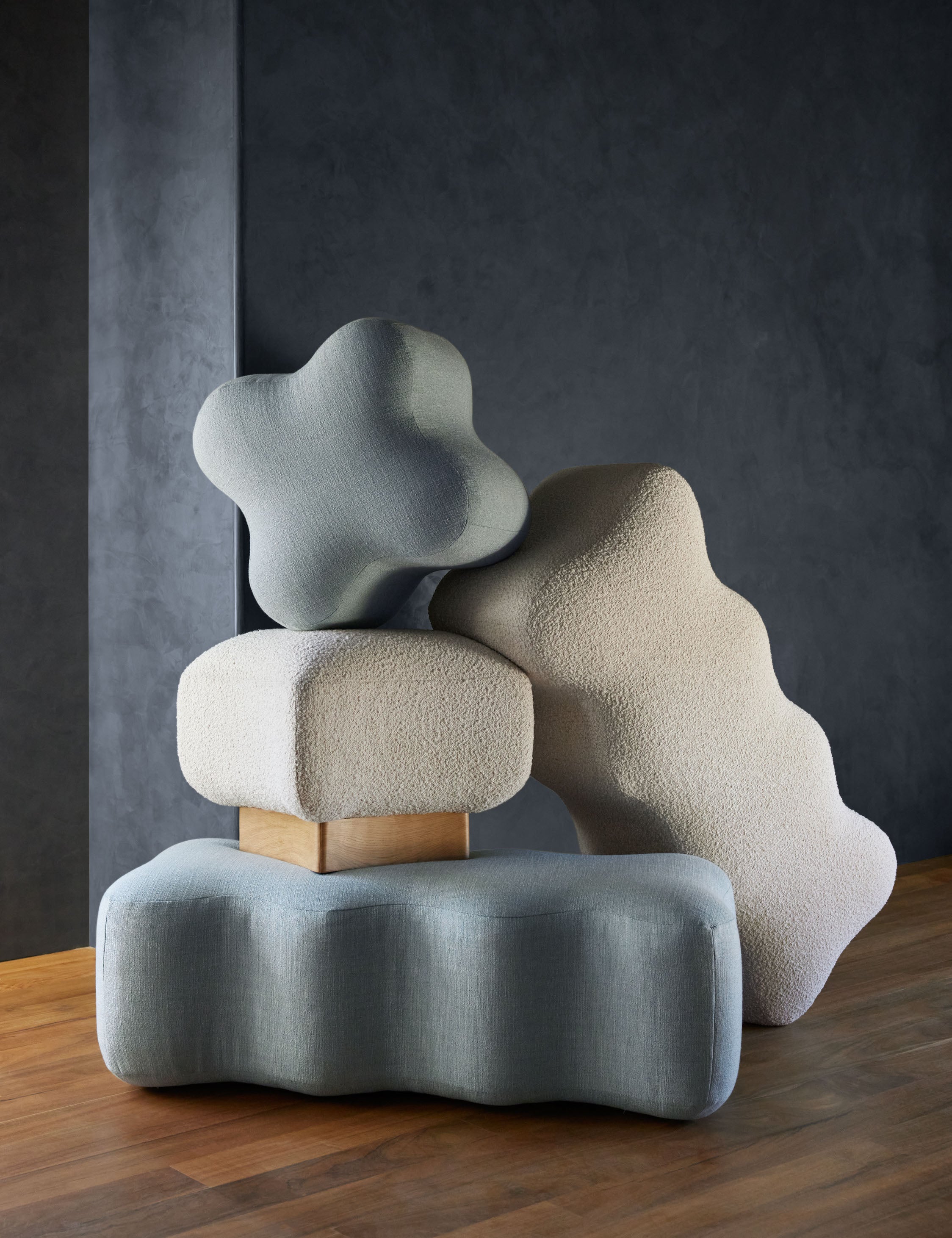 Lulu and Georgia - Lua Ottoman by Eny Lee Parker