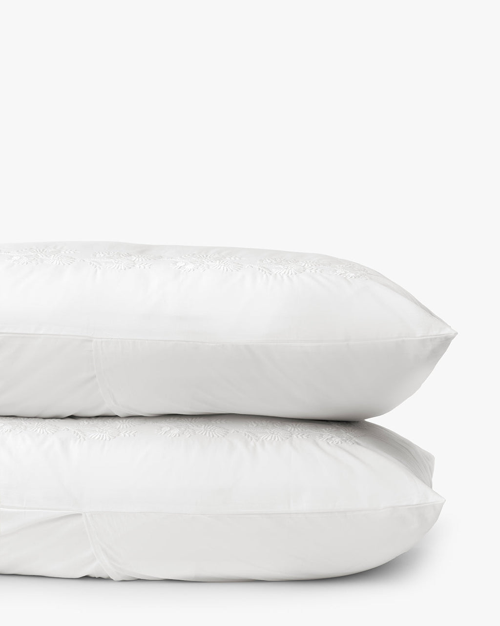 McGee & Co - Bianca Percale Embroidered Shams (Set of 2)
