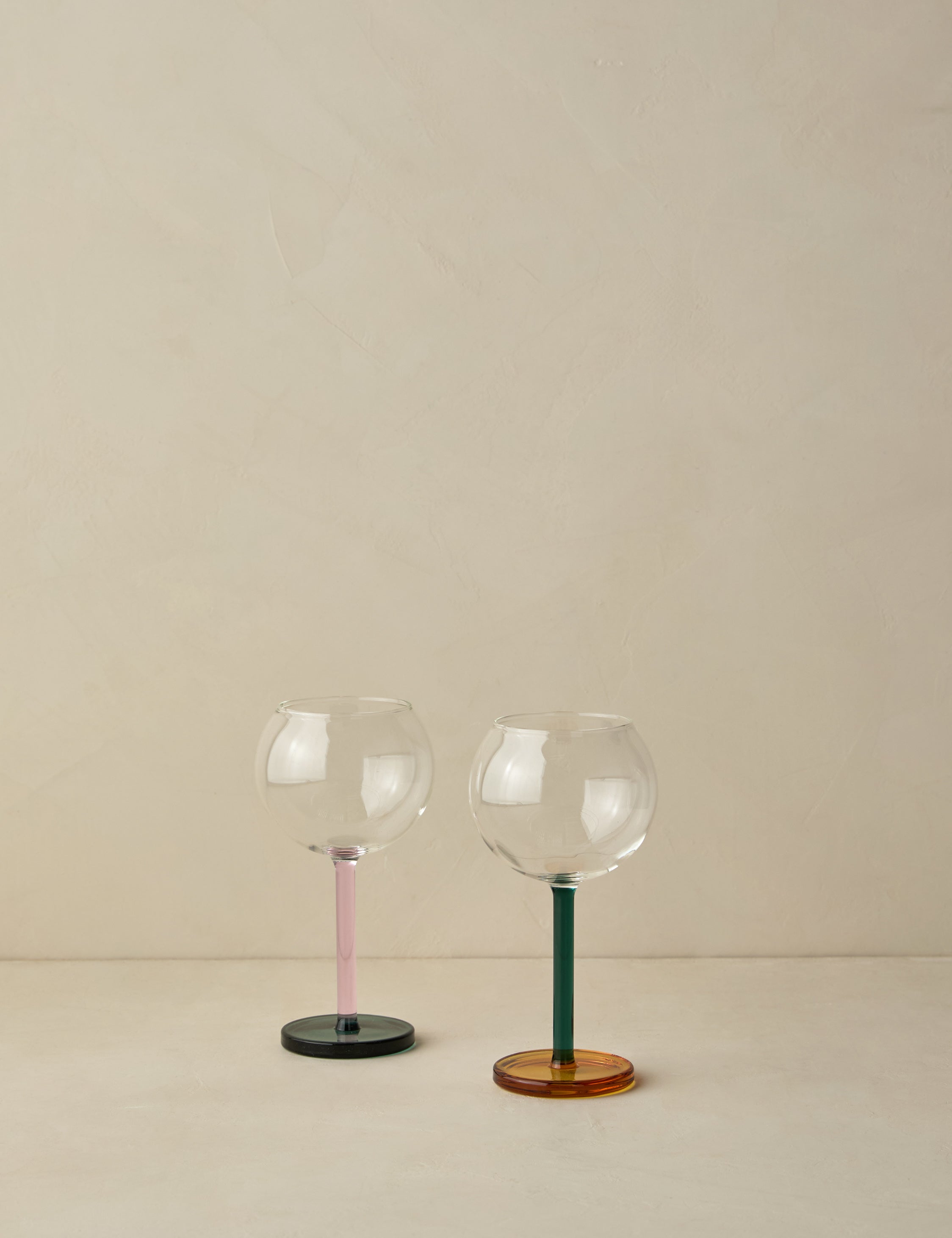 Lulu and Georgia - Bilboquet Wine Glass (Set of 2) by Sophie Lou Jacobsen