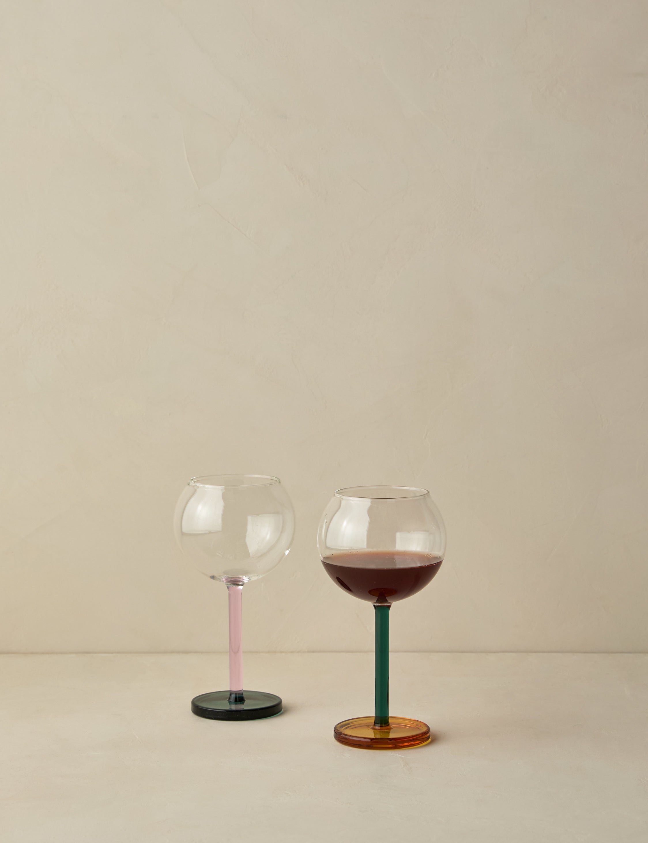 Lulu and Georgia - Bilboquet Wine Glass (Set of 2) by Sophie Lou Jacobsen