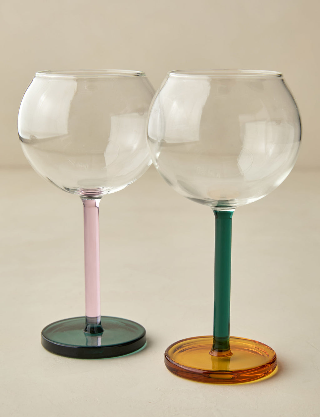 Lulu and Georgia - Bilboquet Wine Glass (Set of 2) by Sophie Lou Jacobsen