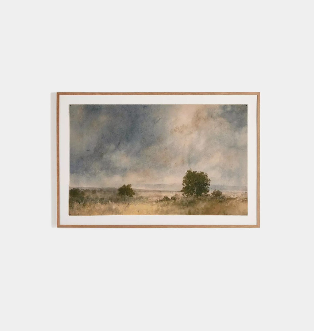 Amber Interiors - Blue Splendor Framed Print