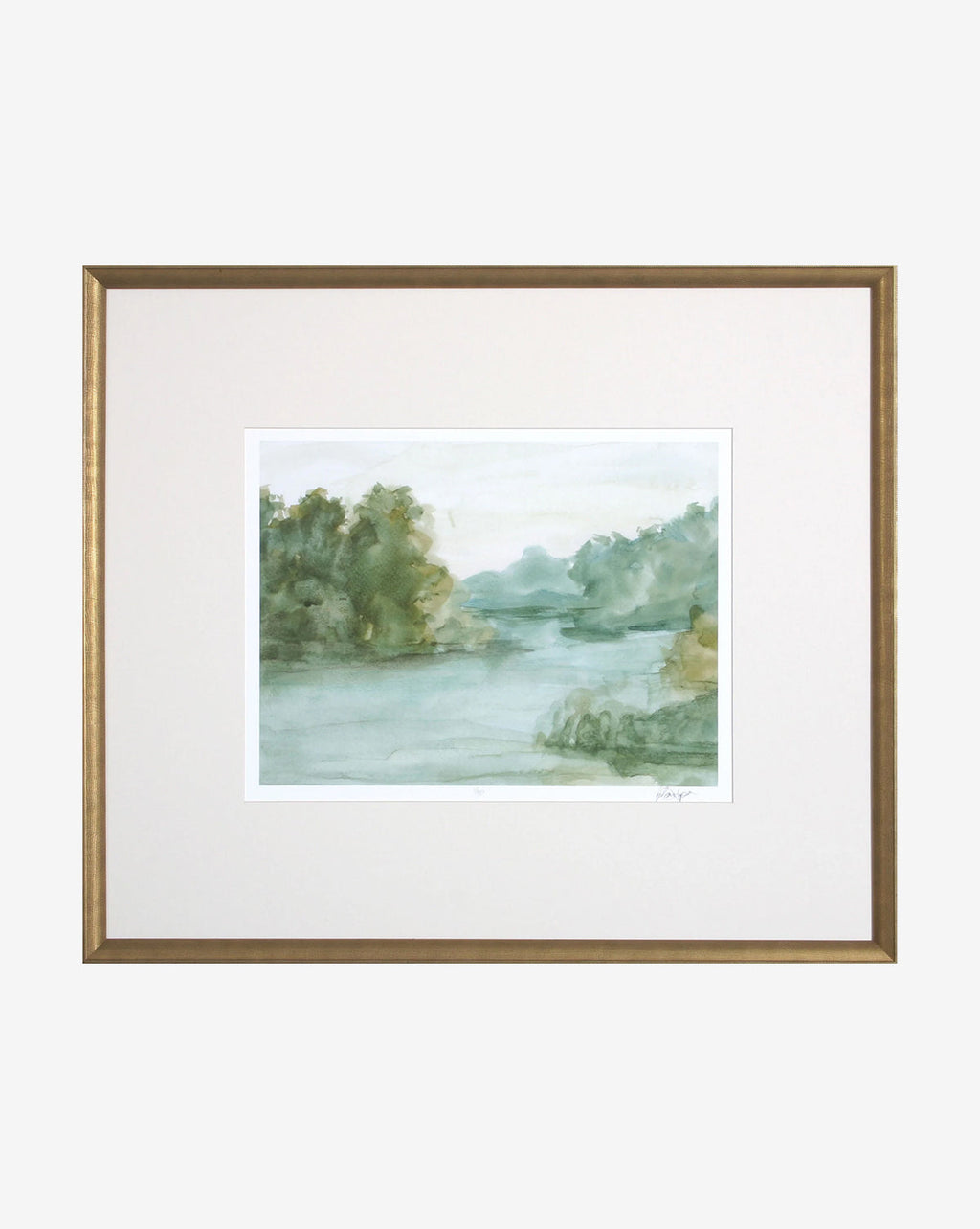 McGee & Co - Blue Watercolor River