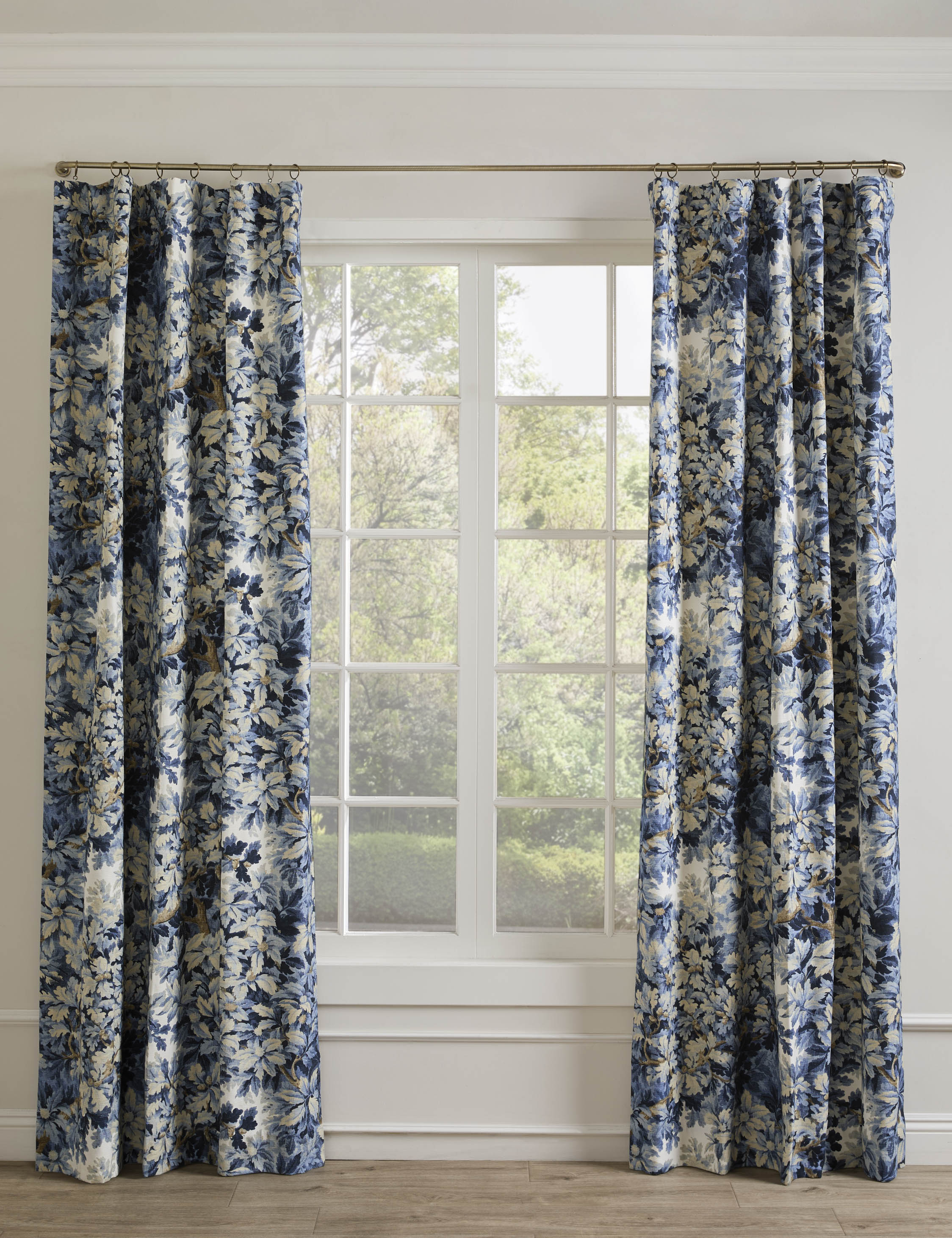 Lulu and Georgia - Bois de Chene Curtain Panel by Scalamandre