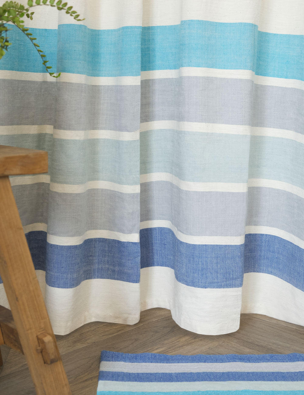 Lulu and Georgia - Omo Shower Curtain by Bolé Road Textiles