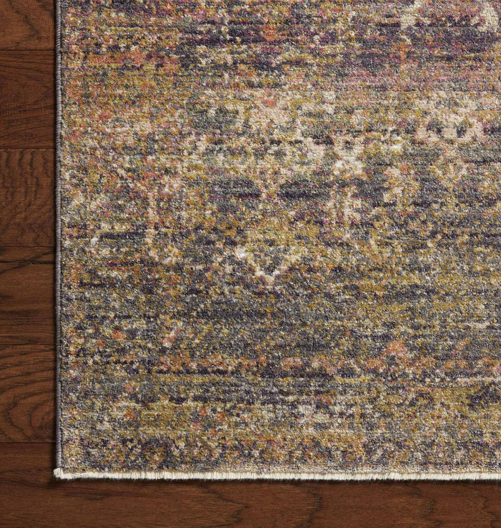 Amber Interiors - Bradbury BRU - 05 Ink / Multi Area Rug