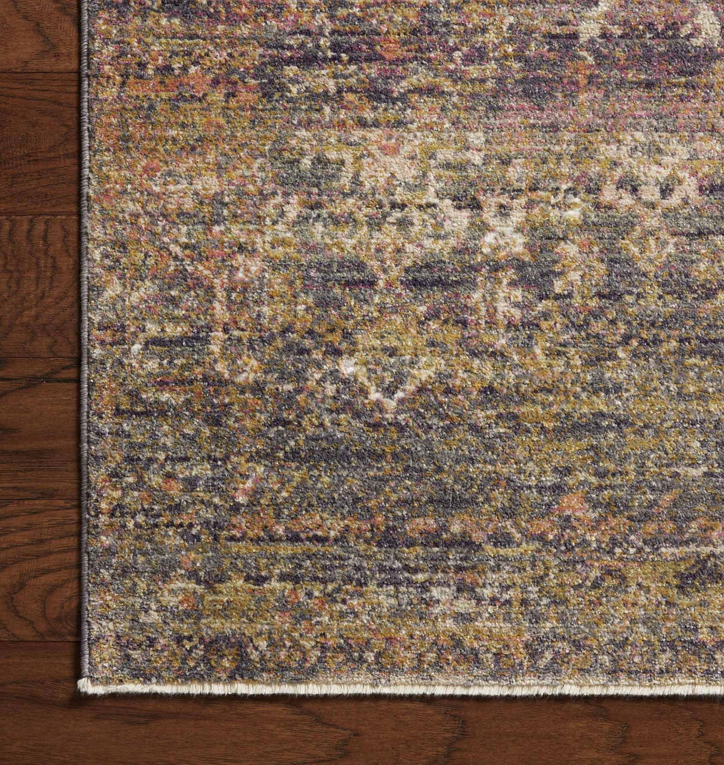 Amber Interiors - Bradbury BRU - 05 Ink / Multi Area Rug